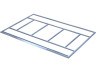 FOUNDATION FOR SHED OF GARDEN DALLAS 5.29 M²