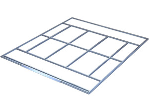 FOUNDATION FOR 8.84M² DALLAS GARDEN SHED