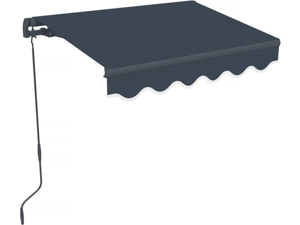 Aluminum awning "Ombra 1" - 160 x 120 cm - Gray