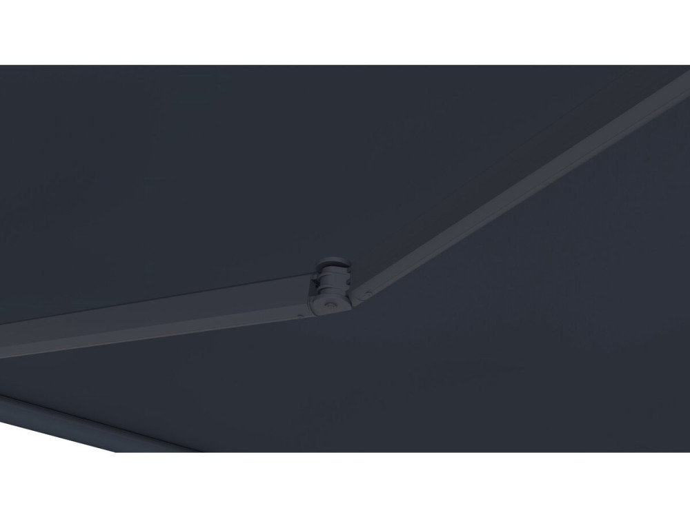 2.5 x 3 m "Ombra 3" retractable aluminium awning - Anthracite grey