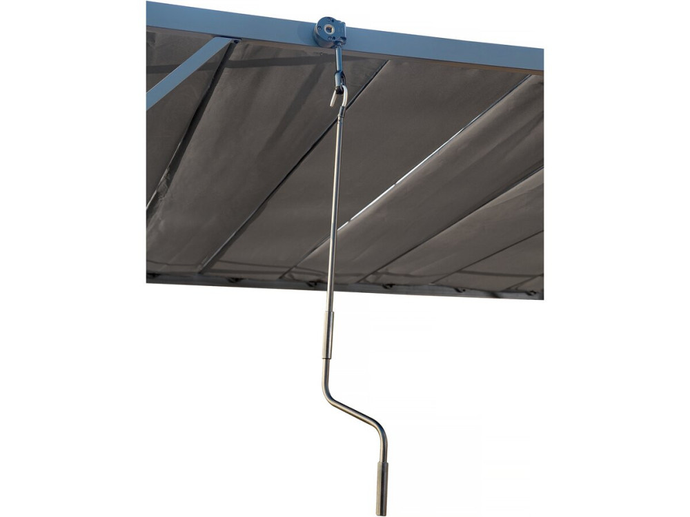 Bioclimatic pergola in fabric "Lodge" 3 x 4 m - Anthracite