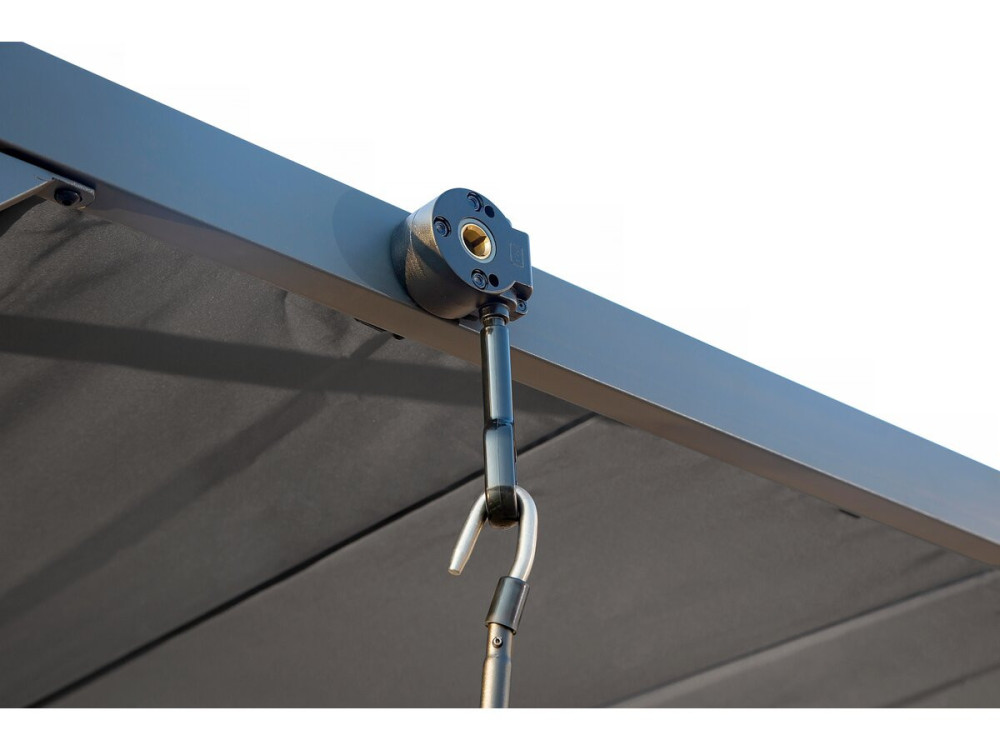 Bioclimatic pergola in fabric "Lodge" 3 x 4 m - Anthracite