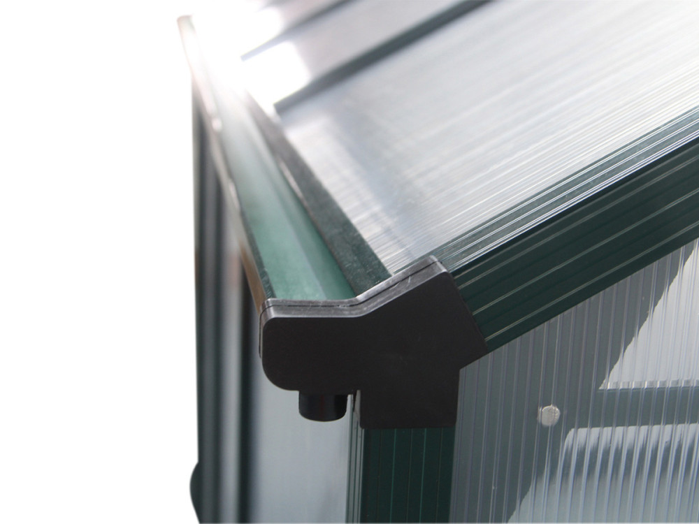 Polycarbonate Greenhouse "Dahlia" Pine green - 6.15 m²