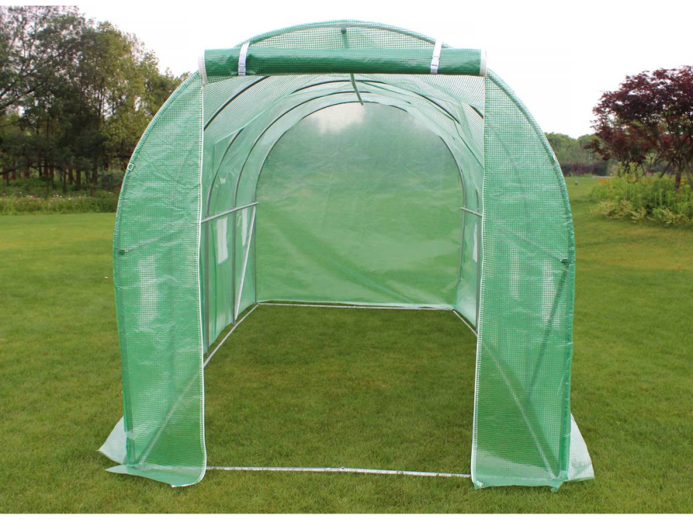 Greenhouse Poly Tunnel "Althea" - 9m² (96.9 sq. ft.) - 4.5 m x 2 m x 2 m (14.8 ft. x 6.6 ft. x 6.6 ft.)