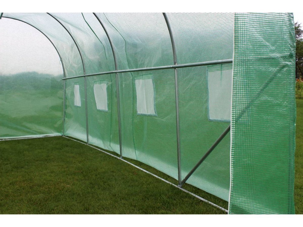 Greenhouse Poly Tunnel "Althea" - 9m² (96.9 sq. ft.) - 4.5 m x 2 m x 2 m (14.8 ft. x 6.6 ft. x 6.6 ft.)