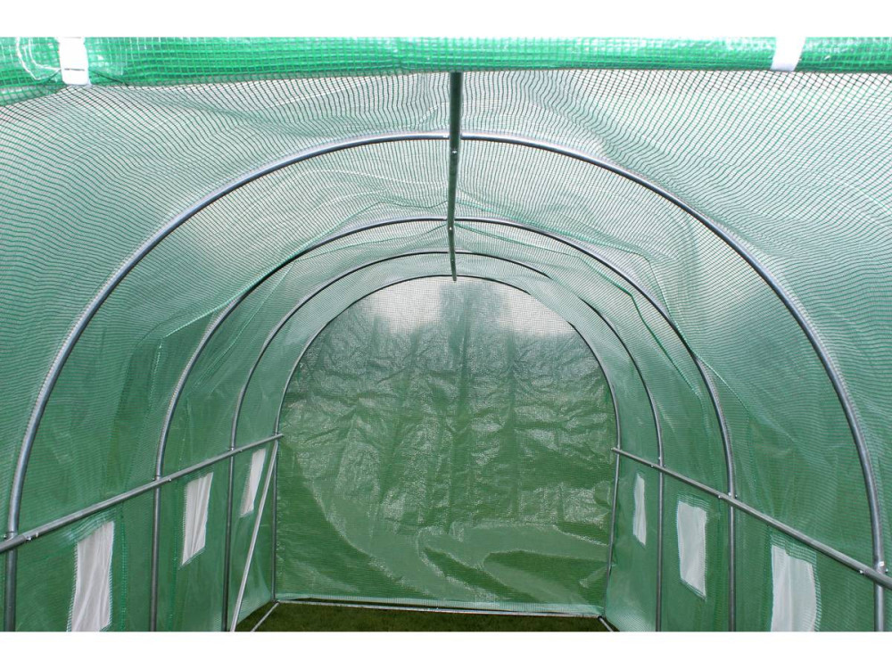Greenhouse Poly Tunnel "Althea" - 9m² (96.9 sq. ft.) - 4.5 m x 2 m x 2 m (14.8 ft. x 6.6 ft. x 6.6 ft.)