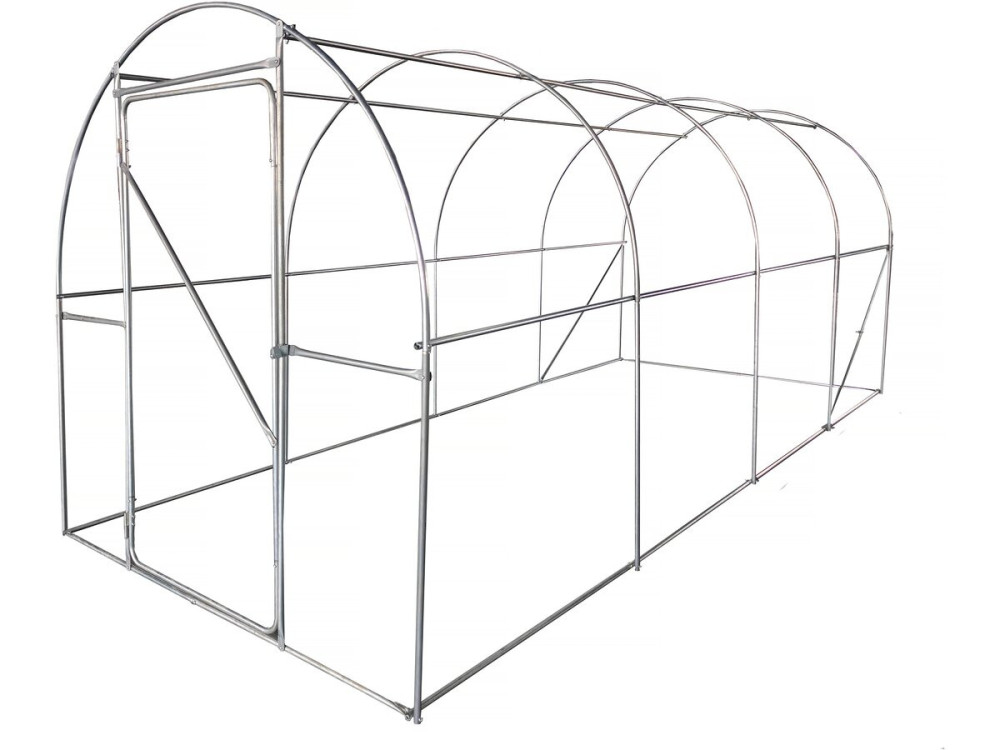 Garden greenhouse with door 4.5 x 2 m "Mimosa" - 9 m² - 180g - White