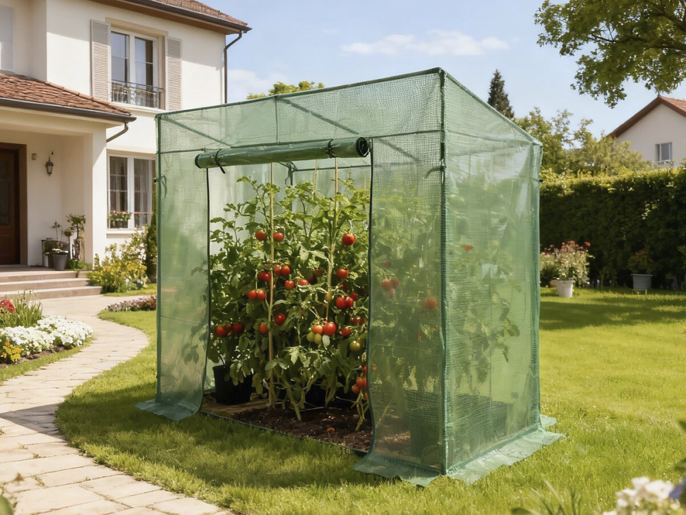 Garden tomato greenhouse "Lys" - 1.6 m² - 130g - Green
