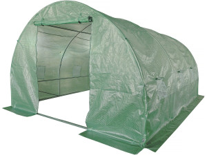 Garden greenhouse 4 x 3 m "Lys" - 12 m² - 140g - Green