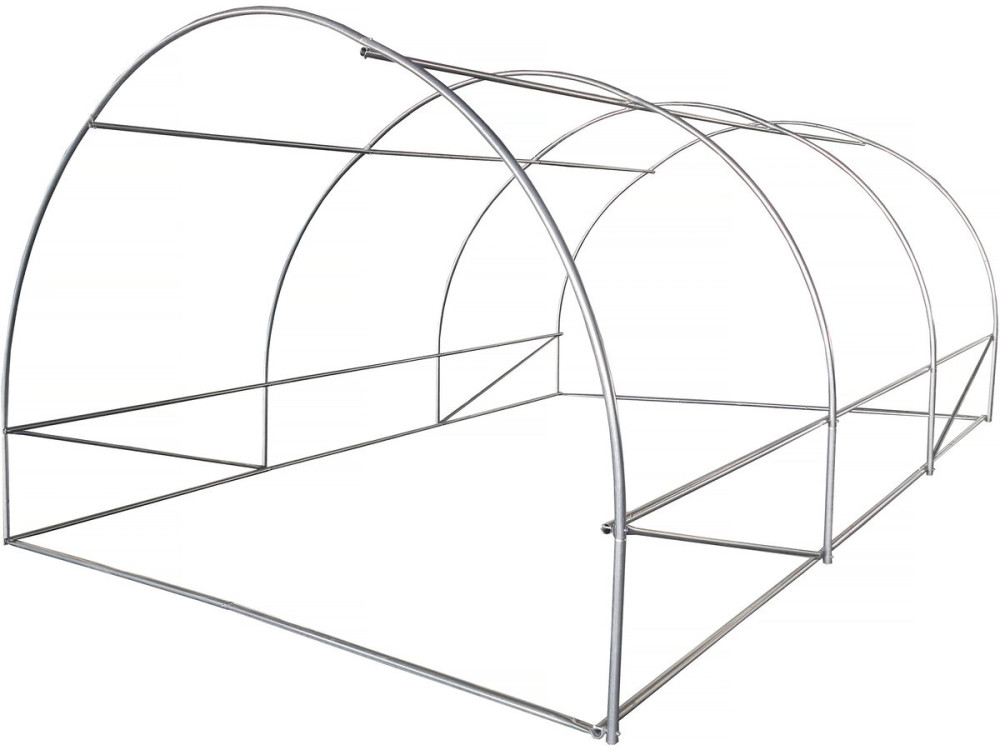 Garden greenhouse 4 x 3 m "Lys" - 12 m² - 140g - Green