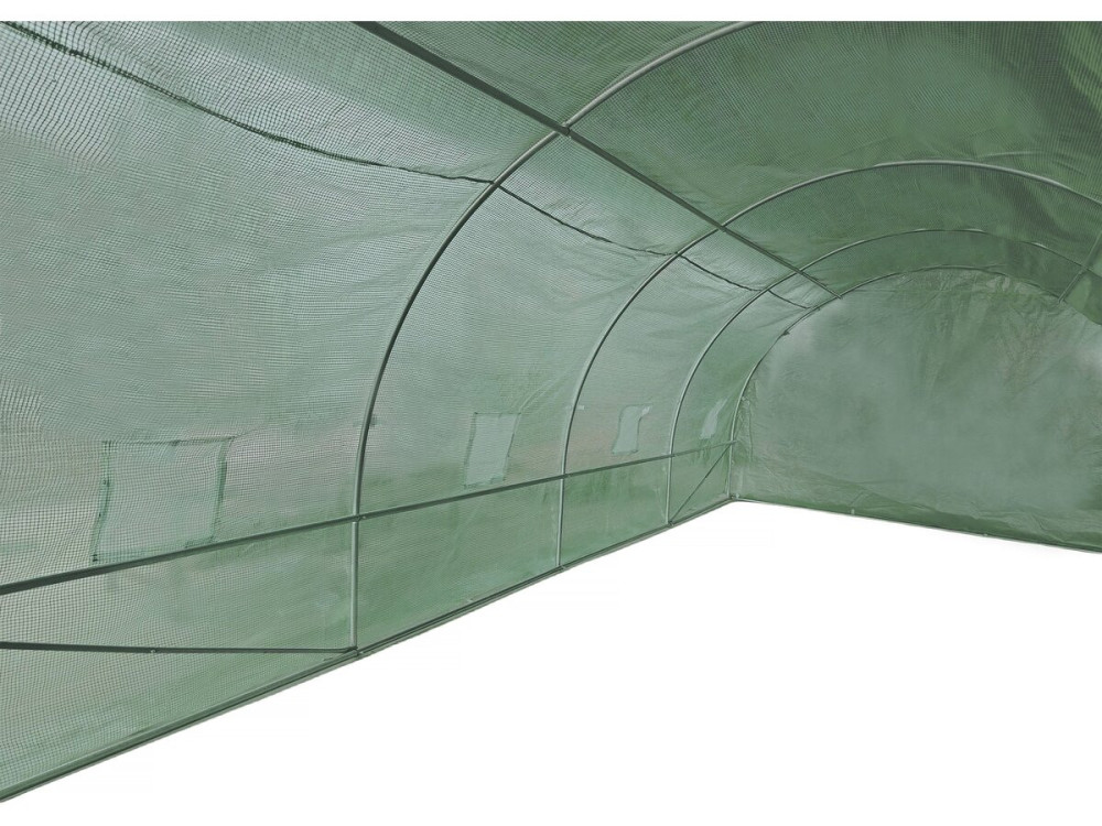 Garden greenhouse 6 x 3 m "Lys" - 18 m² - 140g - Green