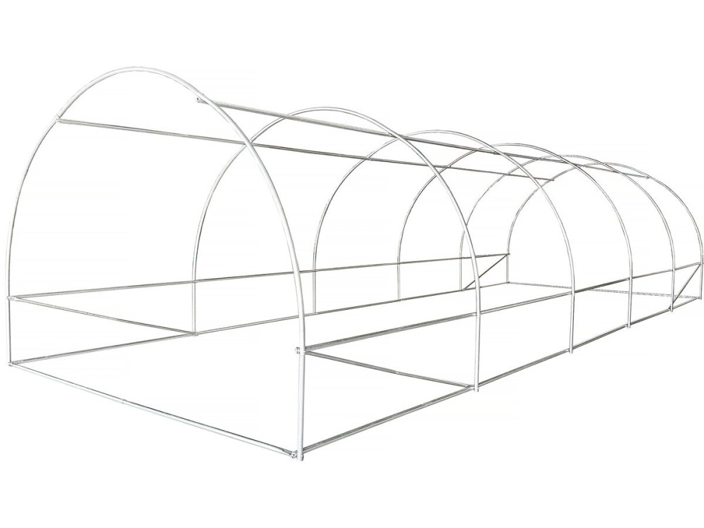 Greenhouse 8 x 3 m "Lys" - 24 m² - 140g - Green