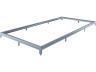 Galvanized steel base for "Basilic" garden greenhouse - 7.03 m² - Grey
