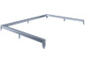 Galvanized steel base for "Basilic" garden greenhouse - 2.37 m² - Grey