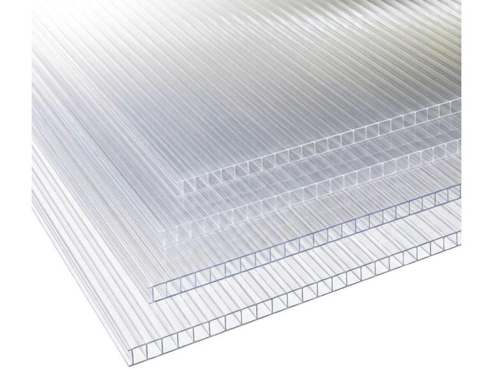 Set of 10 "Michigan" 4 mm polycarbonate panels, 7.9 m²