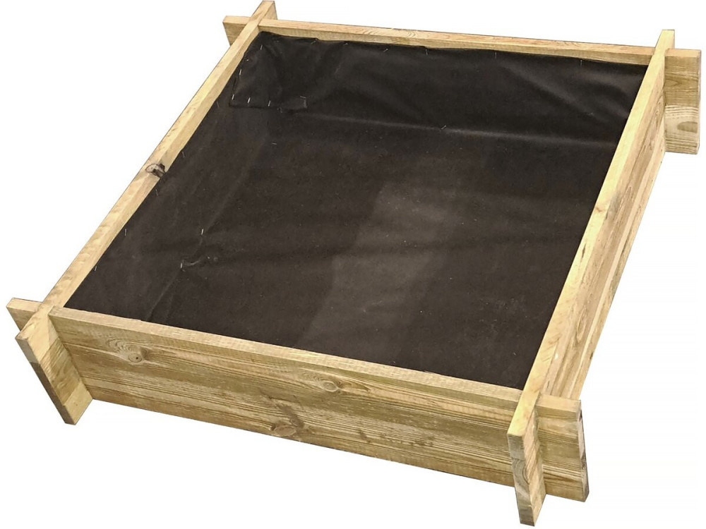 Wooden vegetable patch "Dill" - 80 x 80 x 10 cm