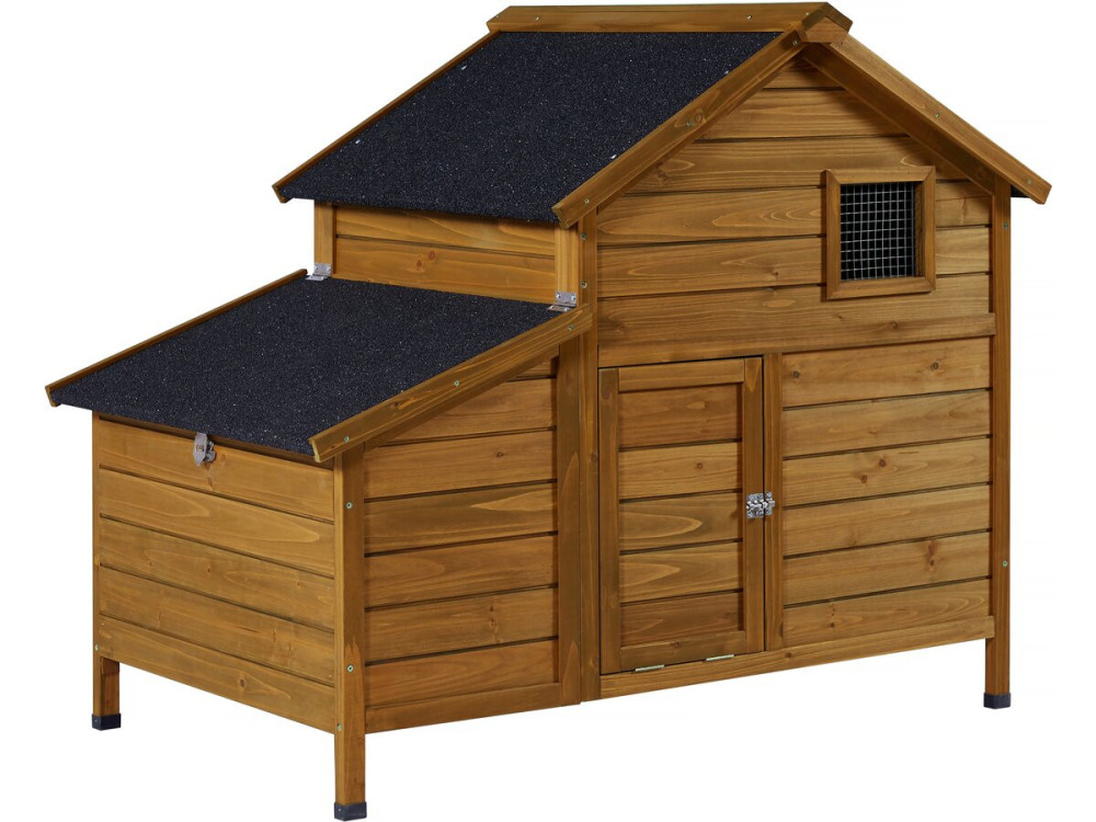 Cocotte" wooden coop - Brown