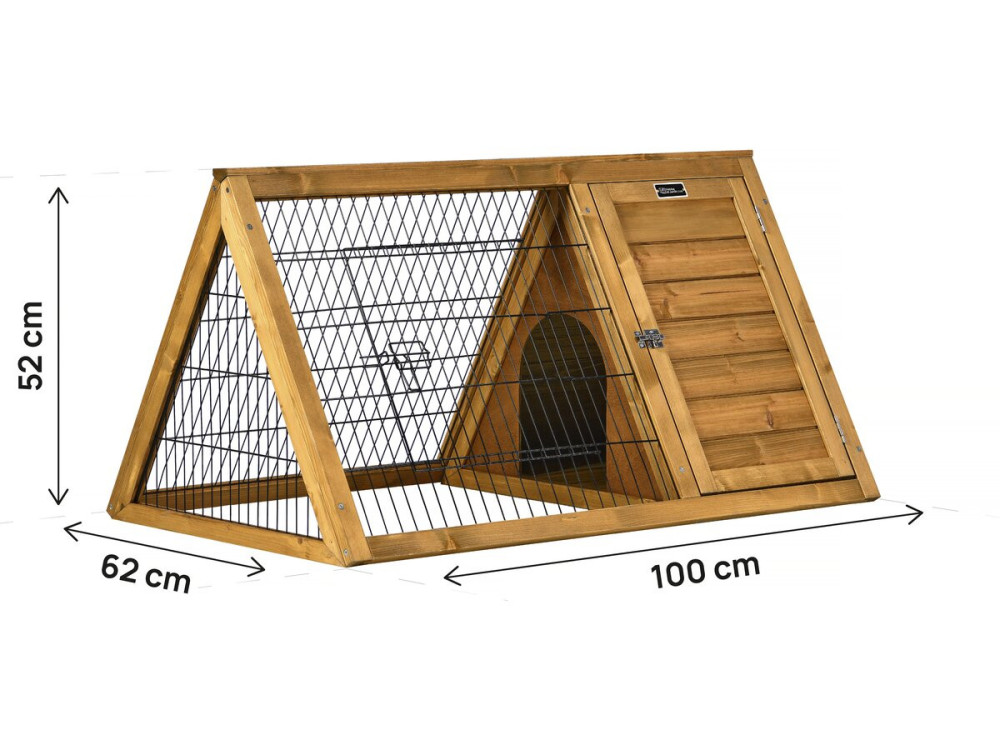 Biscotte" hutch - 100 x 62 x 52 cm - Brown