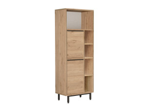 ON10C" wooden bathroom cabinet - 60 x 46 x 161 cm - Brown