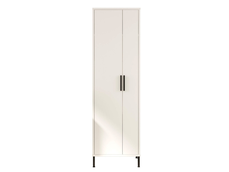 Jienna" multifunctional wooden cabinet - 50 x 36 x 165 cm - White