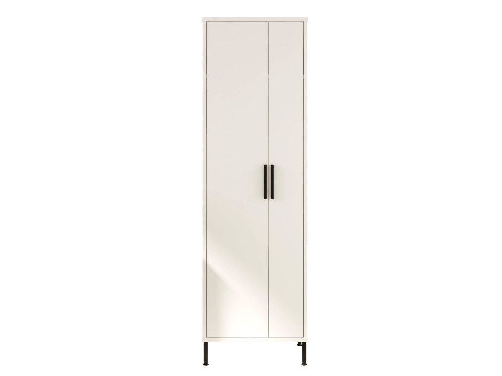 Jienna" multifunctional wooden cabinet - 50 x 36 x 165 cm - White