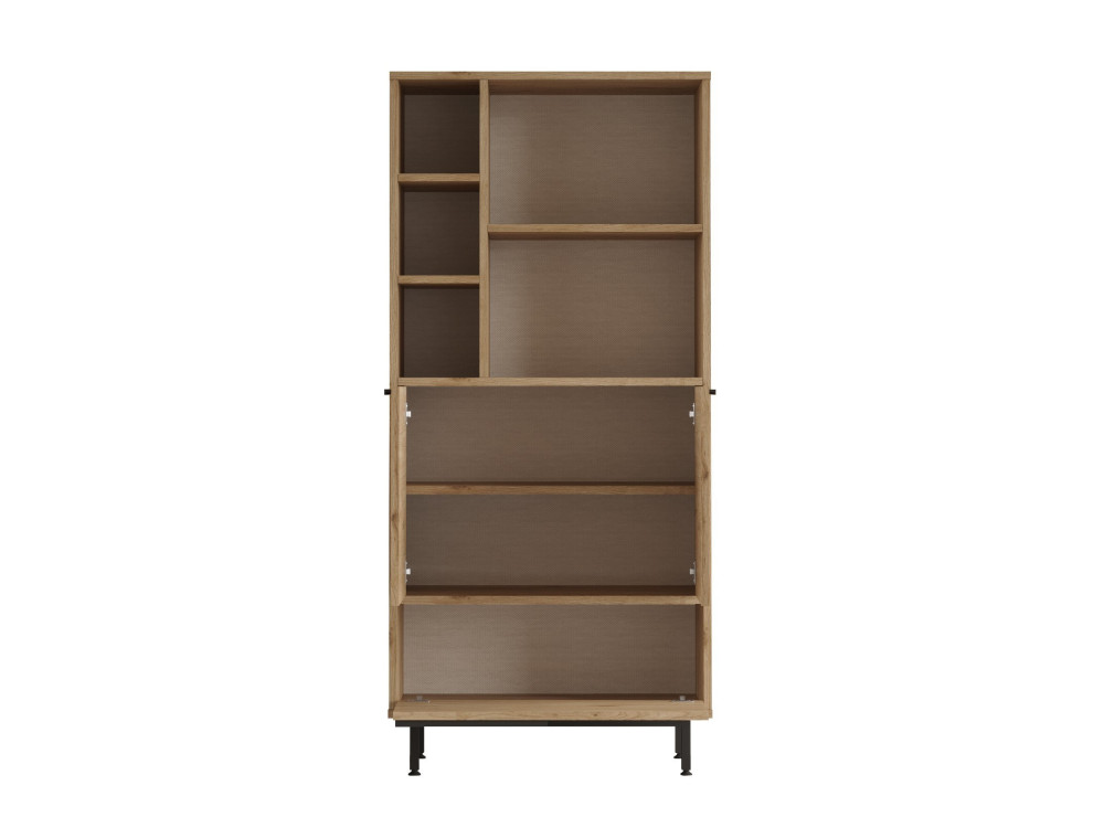 Calvin" wooden wardrobe - 74 x 35 x 161 cm - Brown
