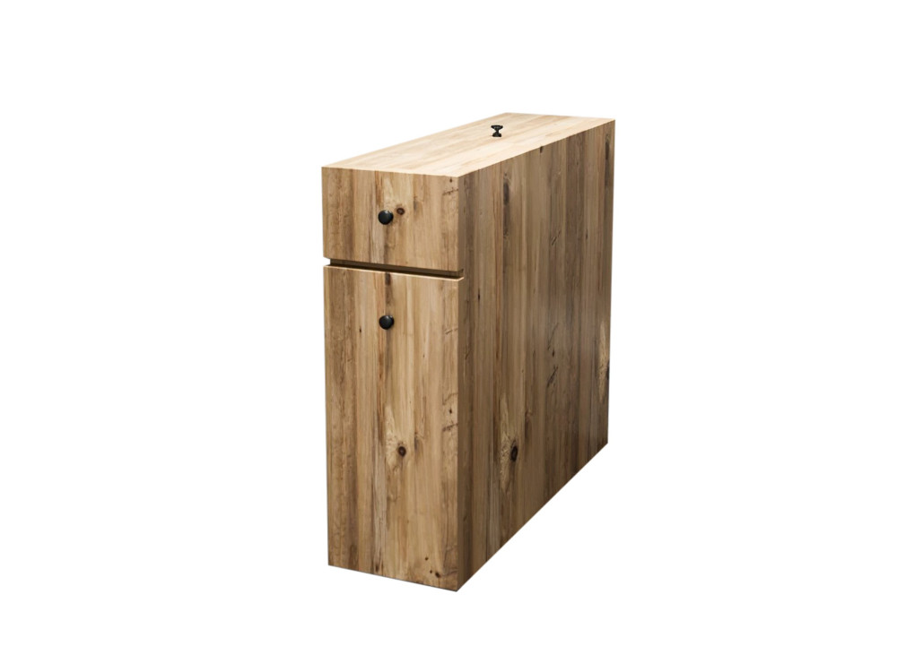 Calencia" wooden vanity unit - 20 x 60 x 55 cm - Brown