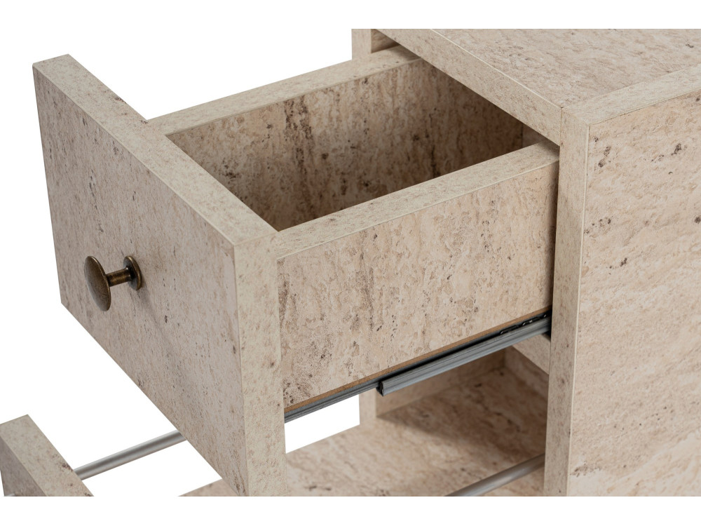 Calencia" wooden vanity unit - 20 x 60 x 55 cm - Beige