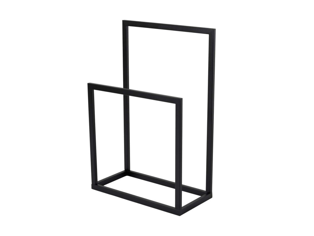 Gediz" metal towel rail - 25 x 60 x 90 cm - Black