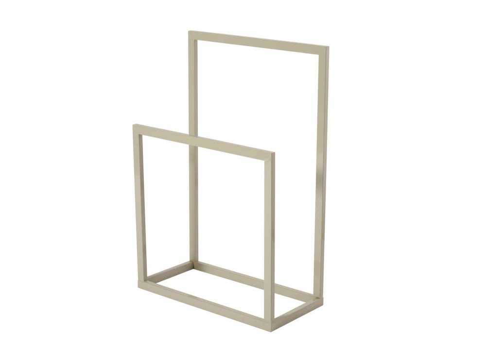 Gediz" metal towel rail - 25 x 60 x 90 cm - Taupe