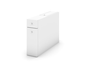 Smart" wooden bathroom cabinet - 20 x 60 x 55 cm - White