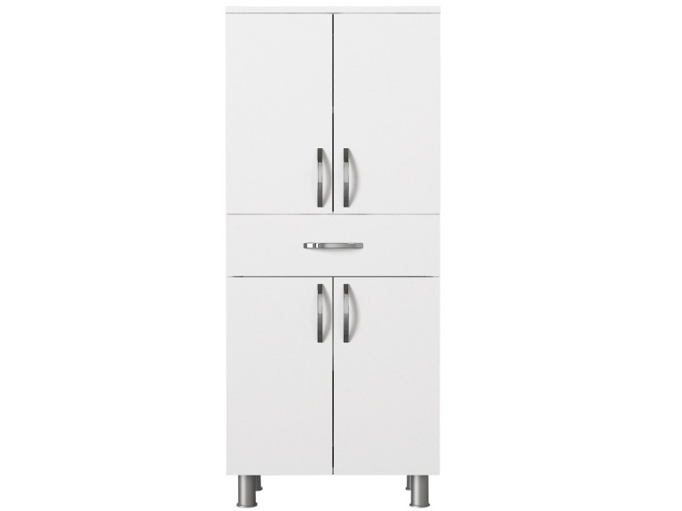 Arizona" wooden bathroom cabinet - 59 x 31 x 140 cm - White