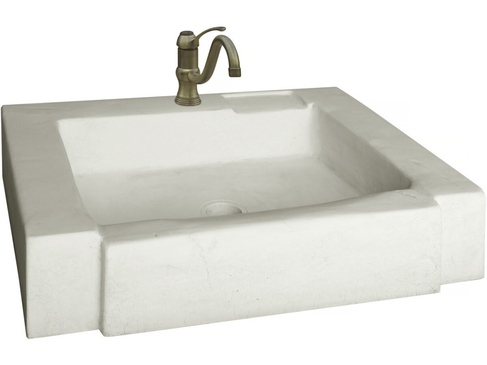 Modena" sink - reconstituted stone - 74 x 57 x 15.5 cm