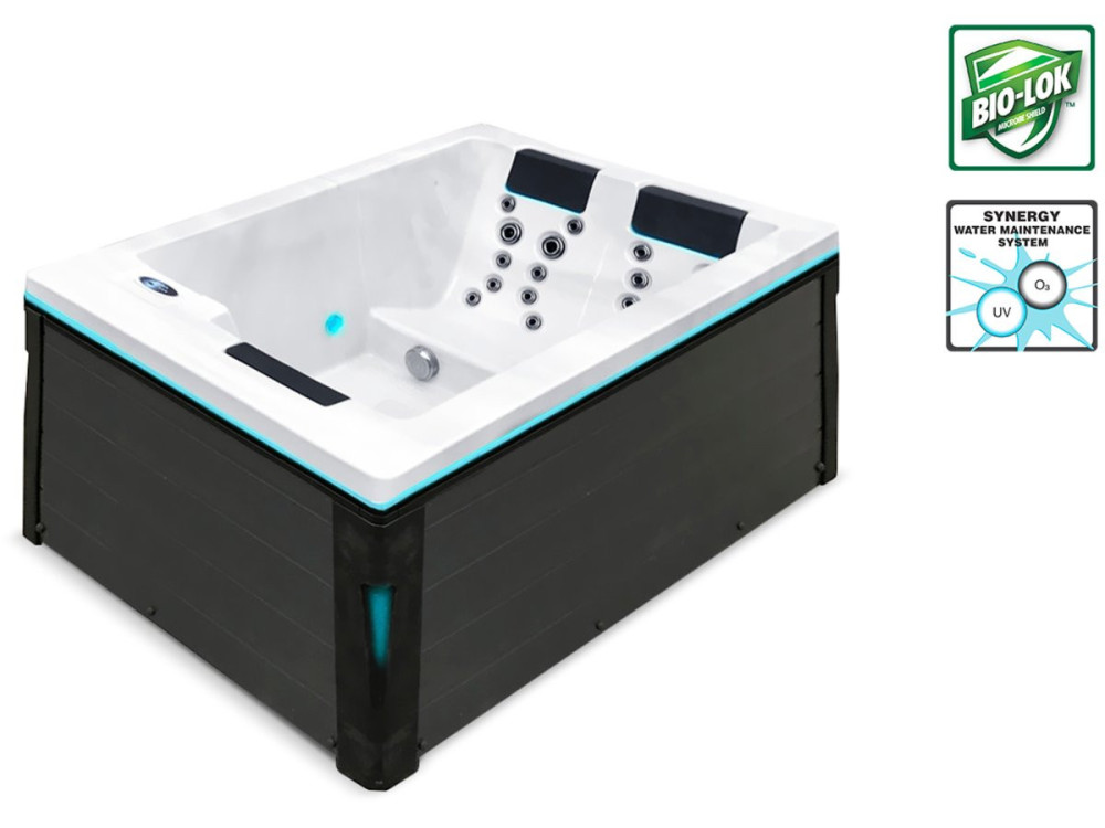 Spa "Serene 3" - 2 seated + 1 reclining - 2.10 x 1.30 x 0.81 m