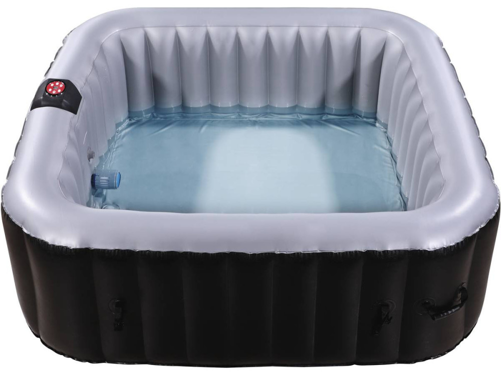 NICE PVC Inflatable Spa - 6 seats - Grey / Black