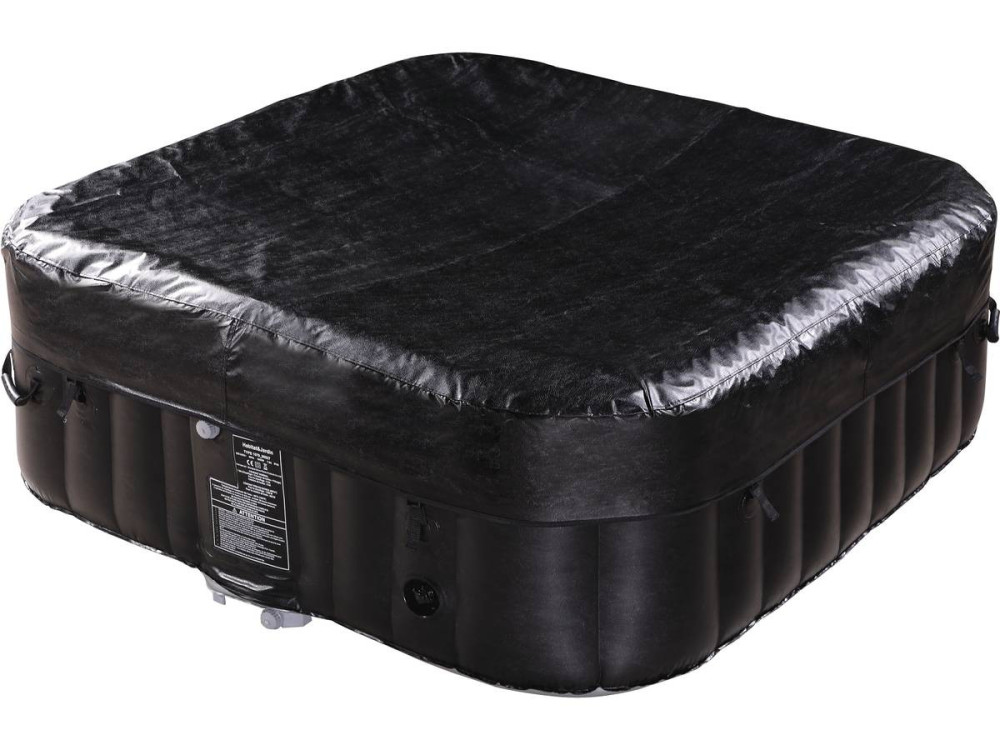 NICE PVC Inflatable Spa - 6 seats - Grey / Black