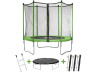 Trampoline - "Yoopi" -  ¨ 1.8 m (5'10") - with net + ladder + cover + anchoring kit