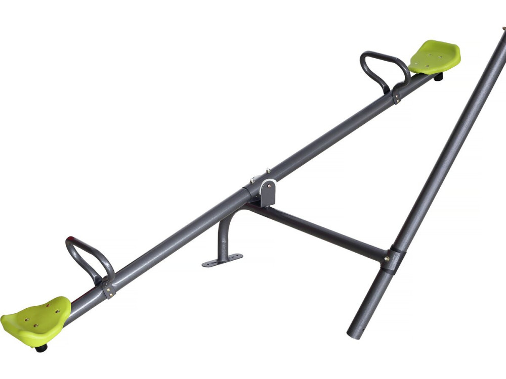 Metal playground swing "Basile" - 4 apparatus - Green
