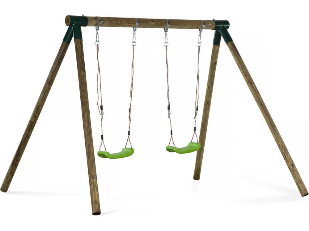 Eden" wooden swing - With 2 swings.
