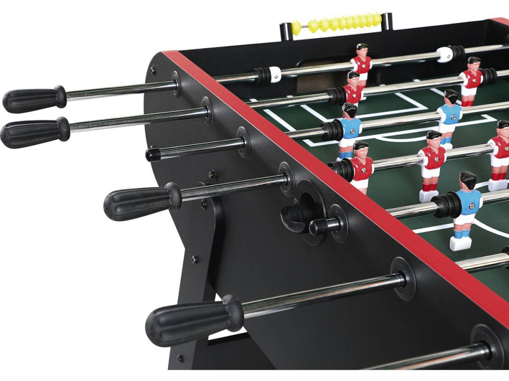 Table football - 140 x 74 x 86 cm - Black