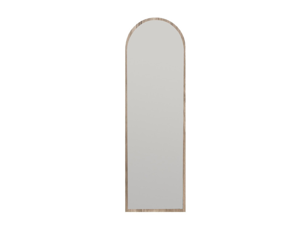 Emma" wooden mirror - 50 x 160 cm - Brown