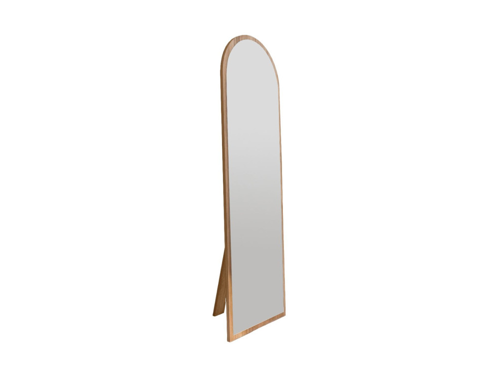 Emma" wooden mirror - 50 x 160 cm - Brown