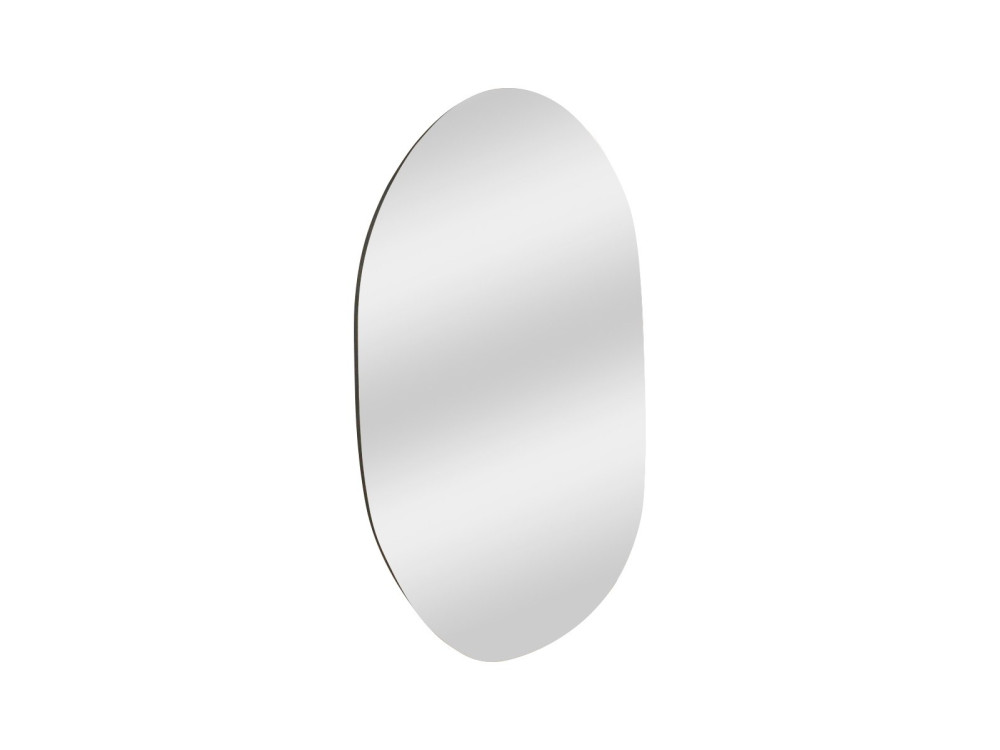 Vanomi" wooden mirror - 52 x 89 cm - Black