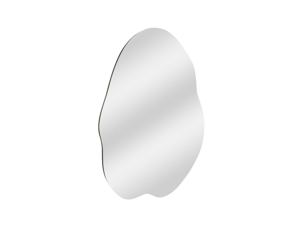 Ohho" wooden mirror - 60 x 85 cm - Black