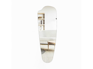 Reos" wooden psyche mirror - 40 x 120 cm - Transparent