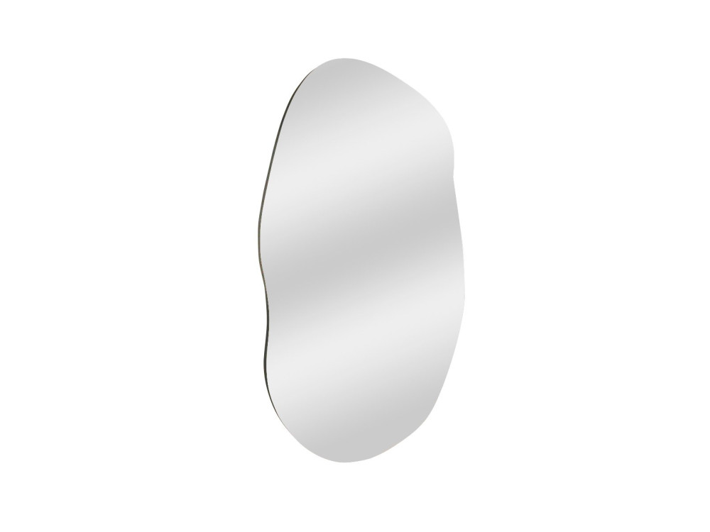 Lossa" wooden mirror - 52 x 89 cm - Black