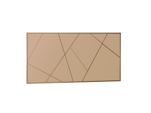 Wooden mirror "Orezo" - 120 x 60 cm - Bronze