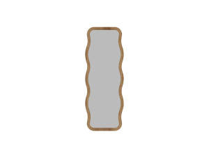 Aror" wooden mirror - 50 x 160 cm - Beige