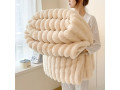 Throw - 1.00 x 1.50 m - Grey - Beige