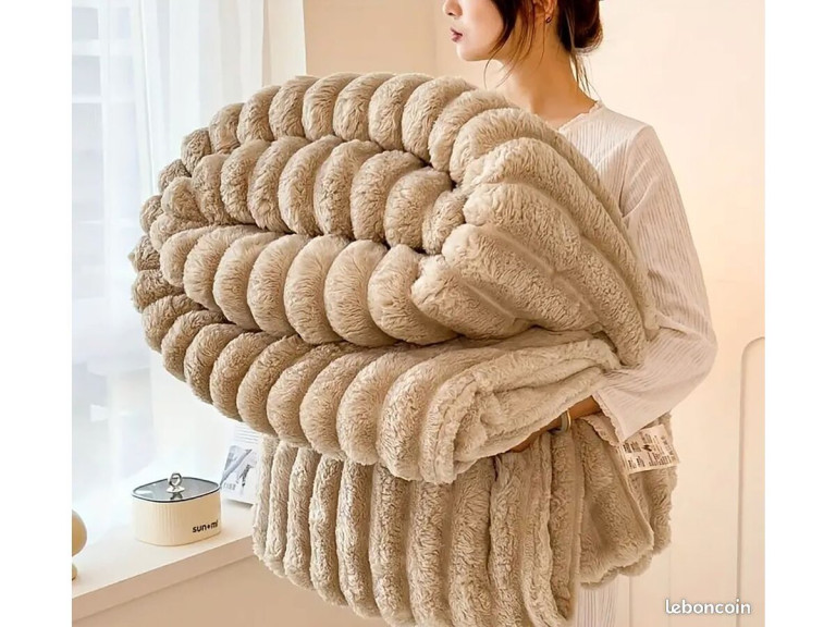Throw - 1.00 x 1.50 m - Taupe